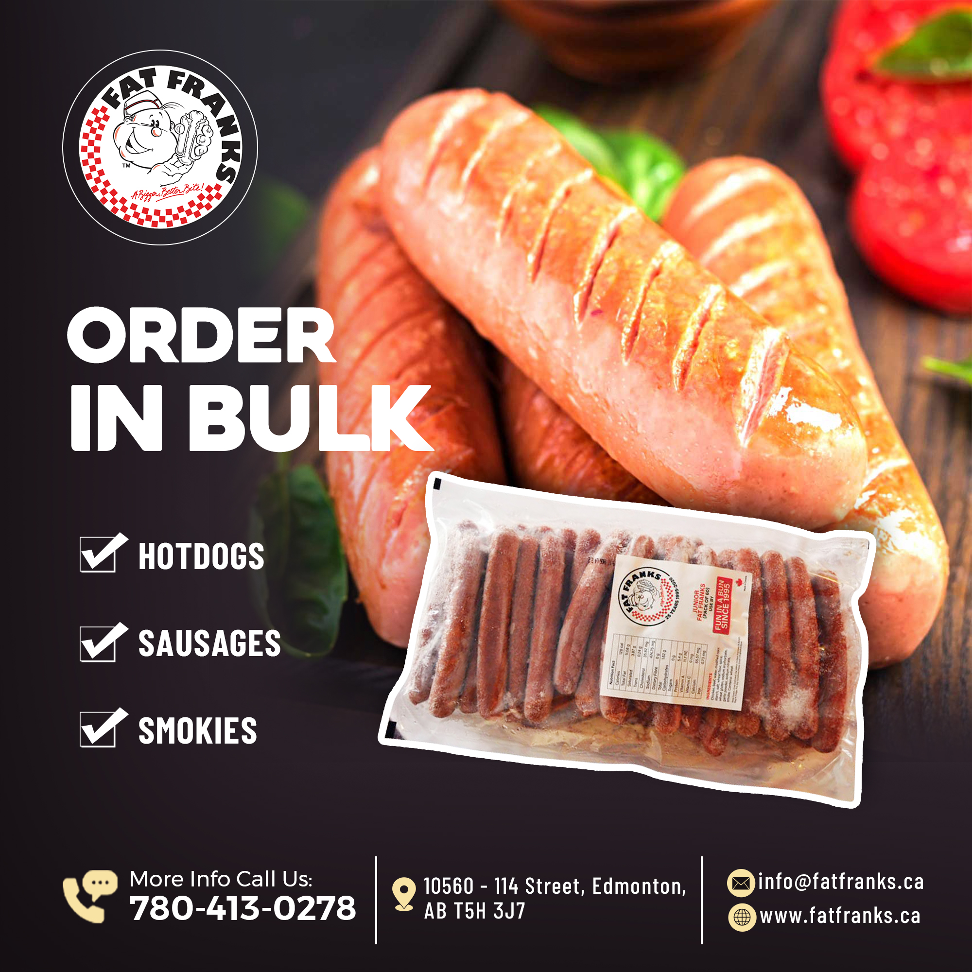 Bulk Order Sausages Edmonton